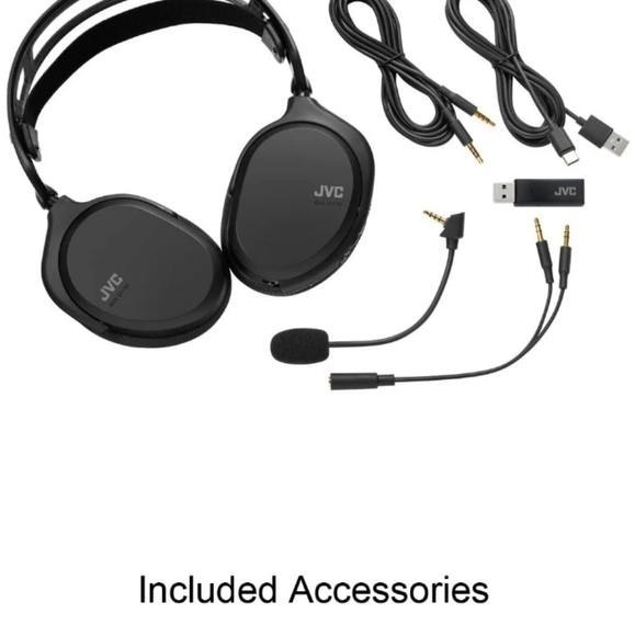 JVC Ultralight Gaming Headset for Superior Comfort, 2.4GHz Wireless Connection - Picture 3 of 3